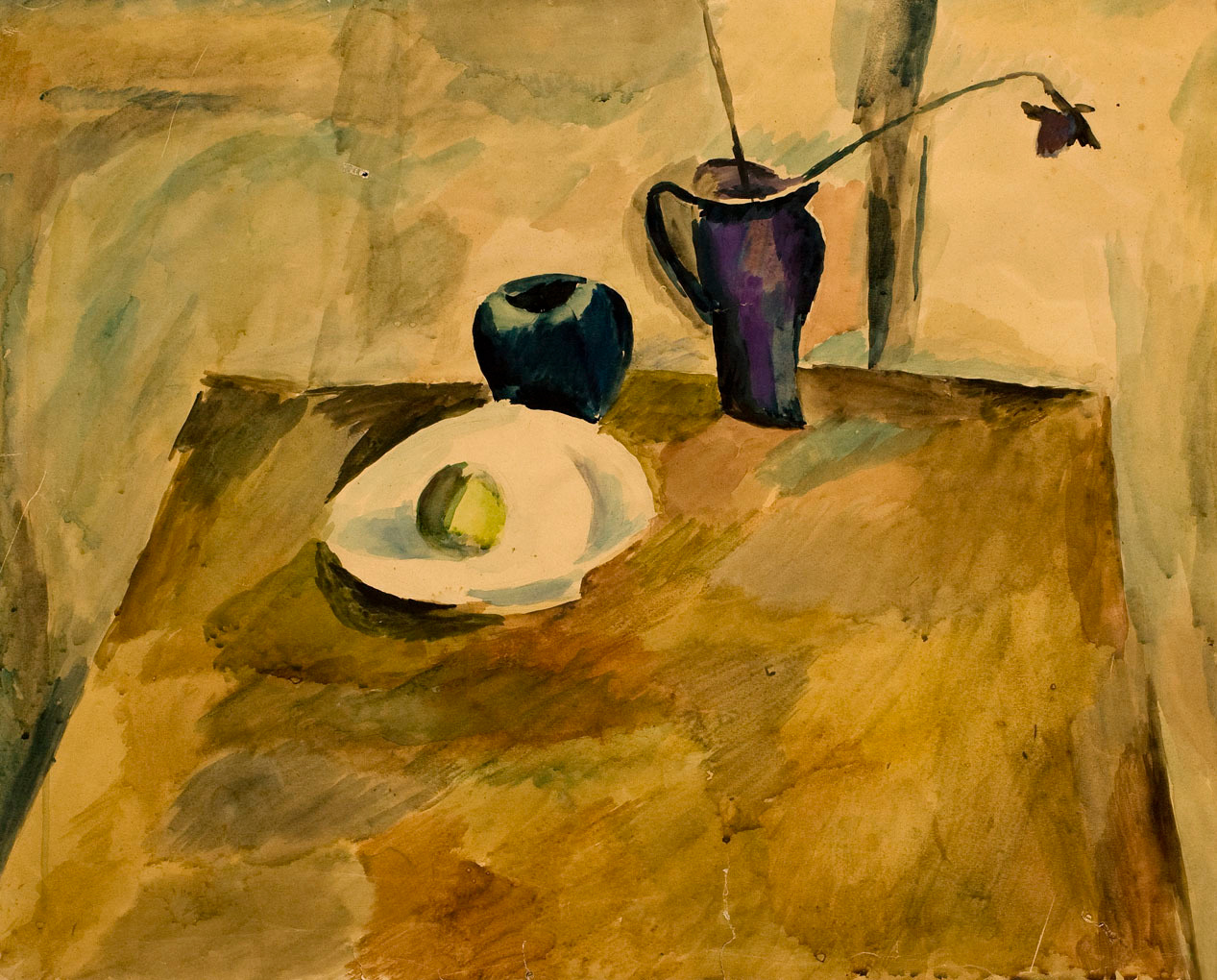 "Our land", early works, 1945 - 1070, painting, Andrzej Strumiłło, Andrzej Strumillo, Polish contemporary art, Polish artist, contemporary art in contemporary Poland, contemporary Polish artists, the best Polish painters, the best Polish artists, famous Polish artists,