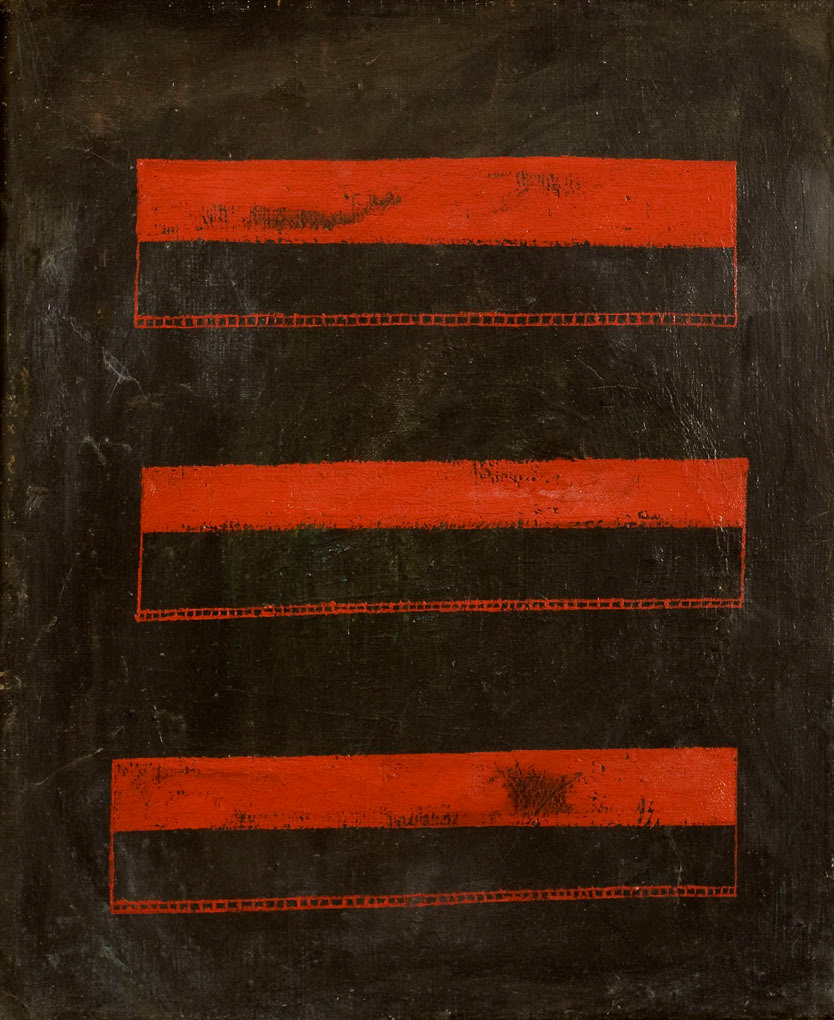 "Our land", early works, 1945 - 1070, painting, Andrzej Strumiłło, Andrzej Strumillo, Polish contemporary art, Polish artist, contemporary art in contemporary Poland, contemporary Polish artists, the best Polish painters, the best Polish artists, famous Polish artists,