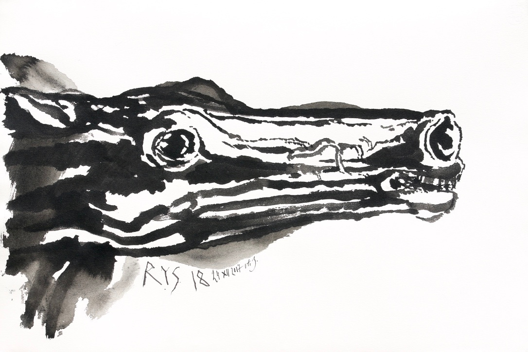 Końskie głowy - cykl 2016 - 2018. Andrzej Strumiłło - Wybitny polski artysta