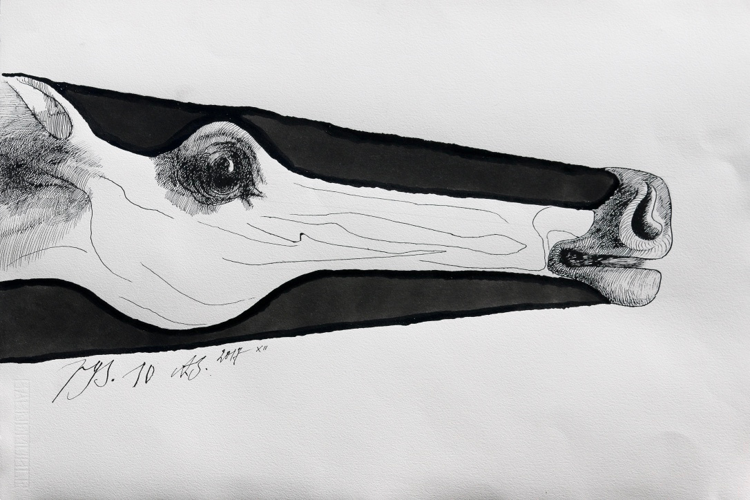 Końskie głowy - cykl 2016 - 2018. Andrzej Strumiłło - Wybitny polski artysta