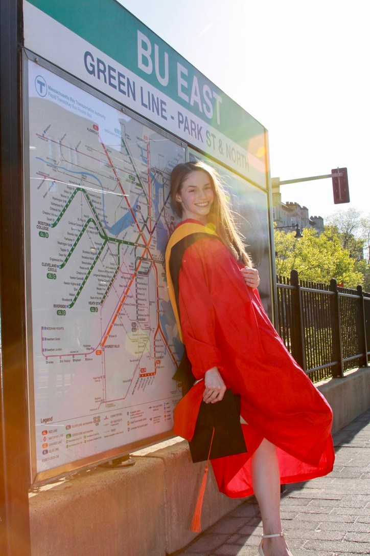 Masters graduation with Rach. Kelly Sang, graduation and portrait photographer in Boston