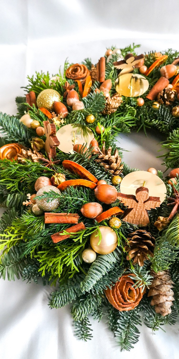 Adventes vainadziņi. Event design, decoration, floristry, gift, Irina Novika, Riga, Latvia