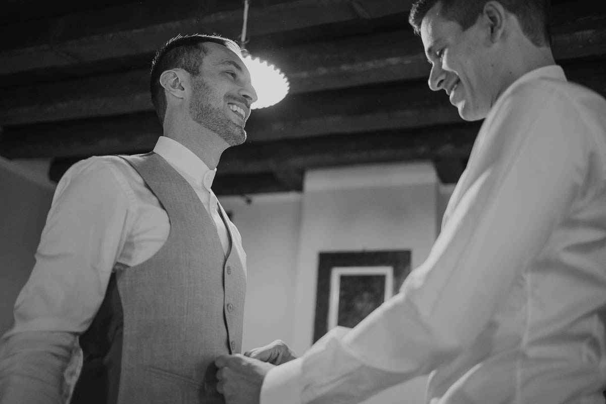 Francesco e Leonardo matrimonio presso la tenuta Le Risare Italia. Lorenzo Mazzega Wedding | Fotografo Matrimonio Milano | Reportage
