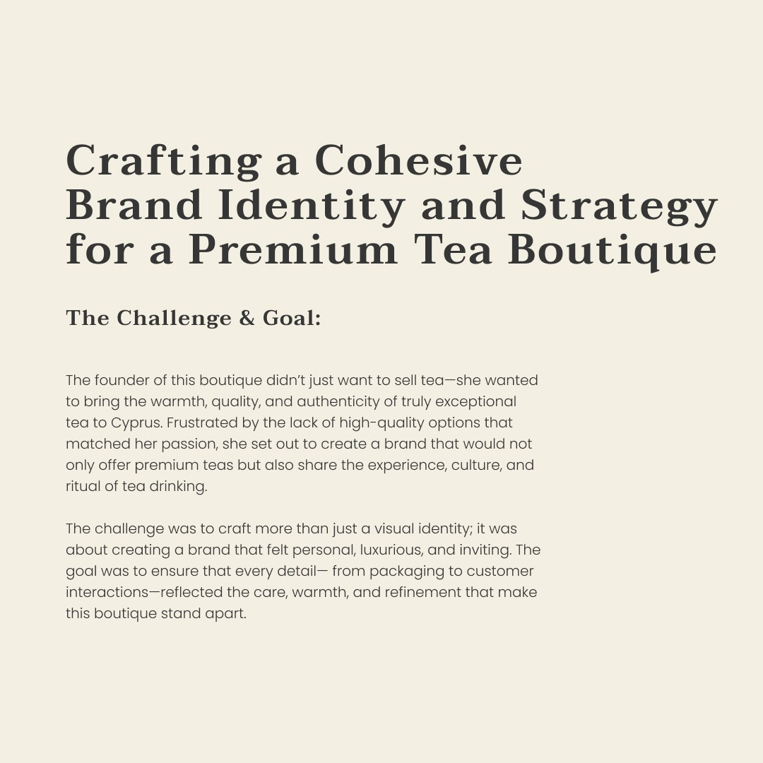 [Branding] — Tea Boutique. Tim Katerinko — Visual Storytelling for Brands, Culture & Events
