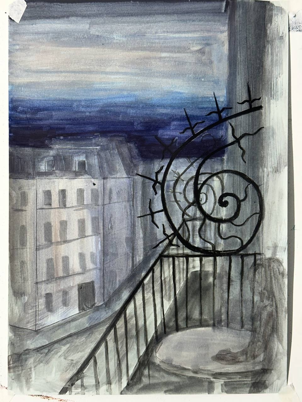 Sketches, Paris. Marina Antonova