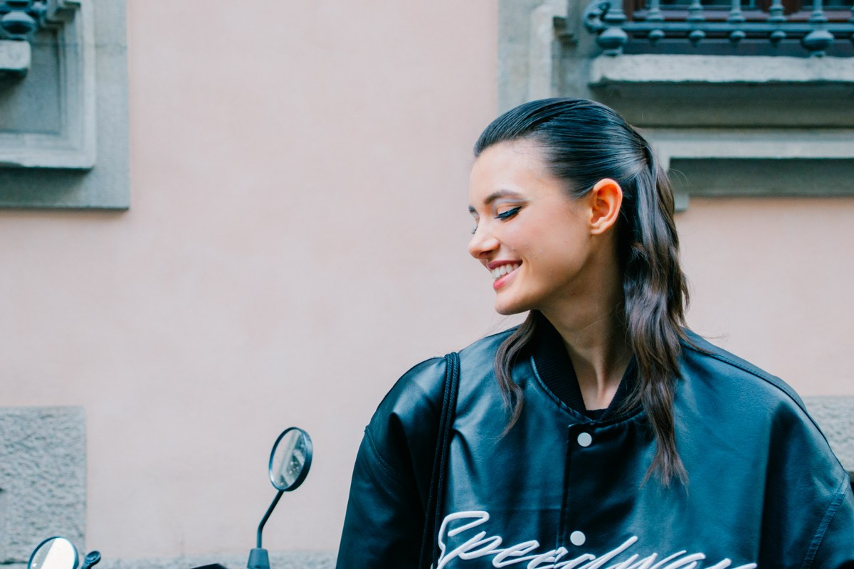 Street style in Milan. Milano Fashion Week