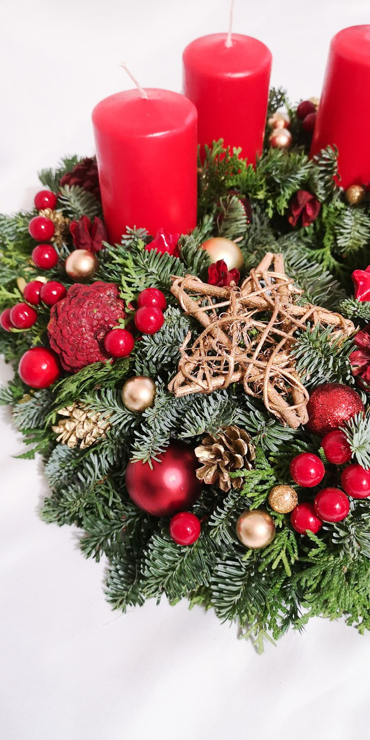 Adventes vainadziņi. Event design, decoration, floristry, gift, Irina Novika, Riga, Latvia