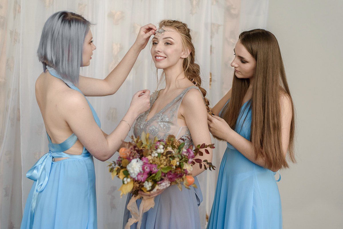 Свадебная фотосессия в студии. Семейный фотограф и фотограф новорожденных в Вильнюсе Ирина Беленкевич