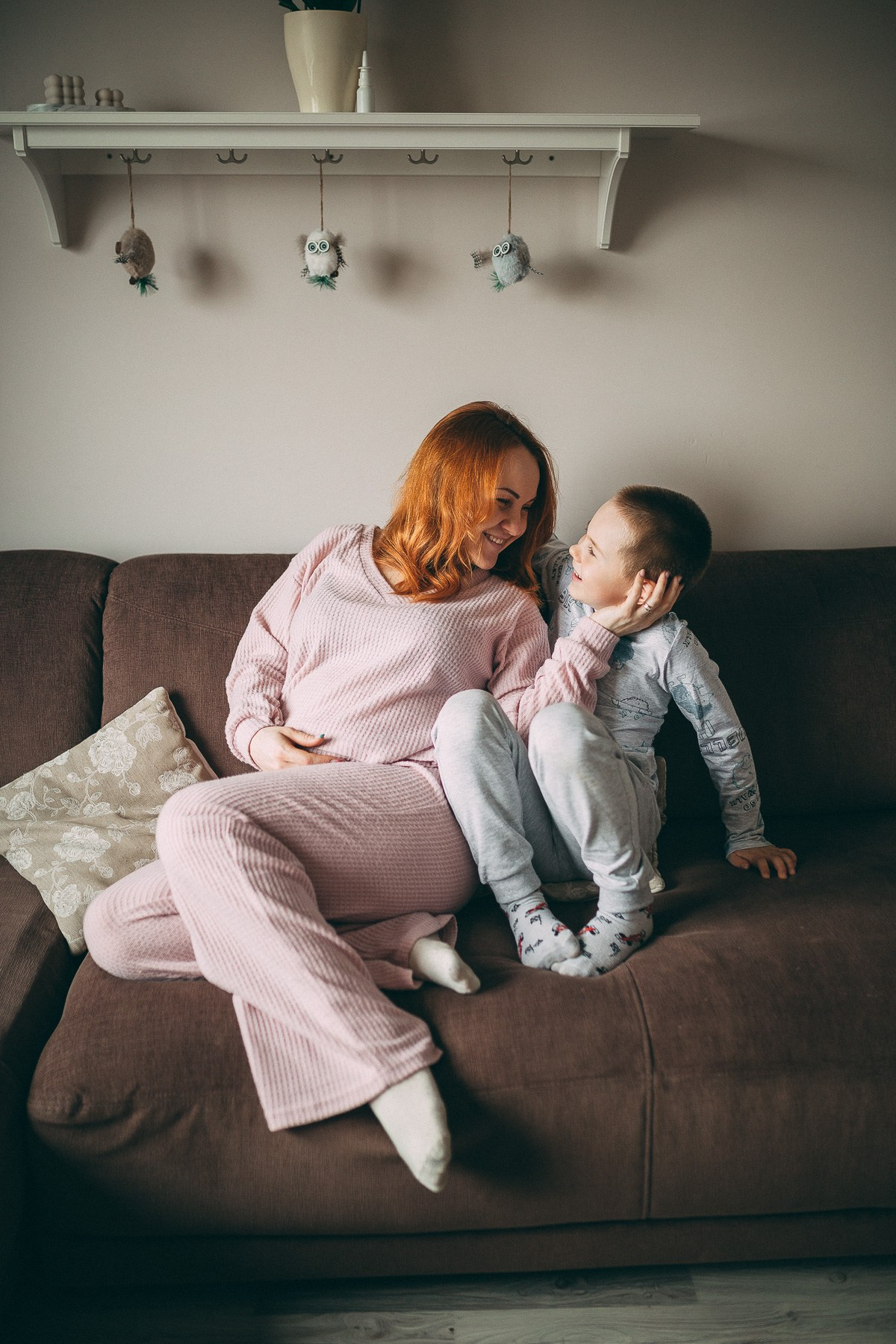 Домашняя съёмка мама с сыном. Fotogrāfs Rīgā — Katerina Gordik