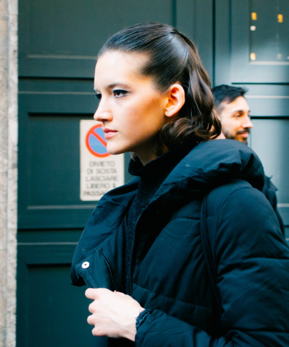 Street style in Milan. Milano Fashion Week