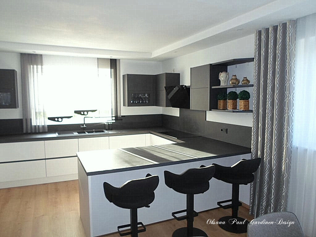 Кухня-столовая / Küche & Essbereich ➜. Oksana Paul-Gardinen-Design Oksana Paul ✧ Art of Gardinen & Textile Design ✧ Polymer Clay Art & Handmade Creatures