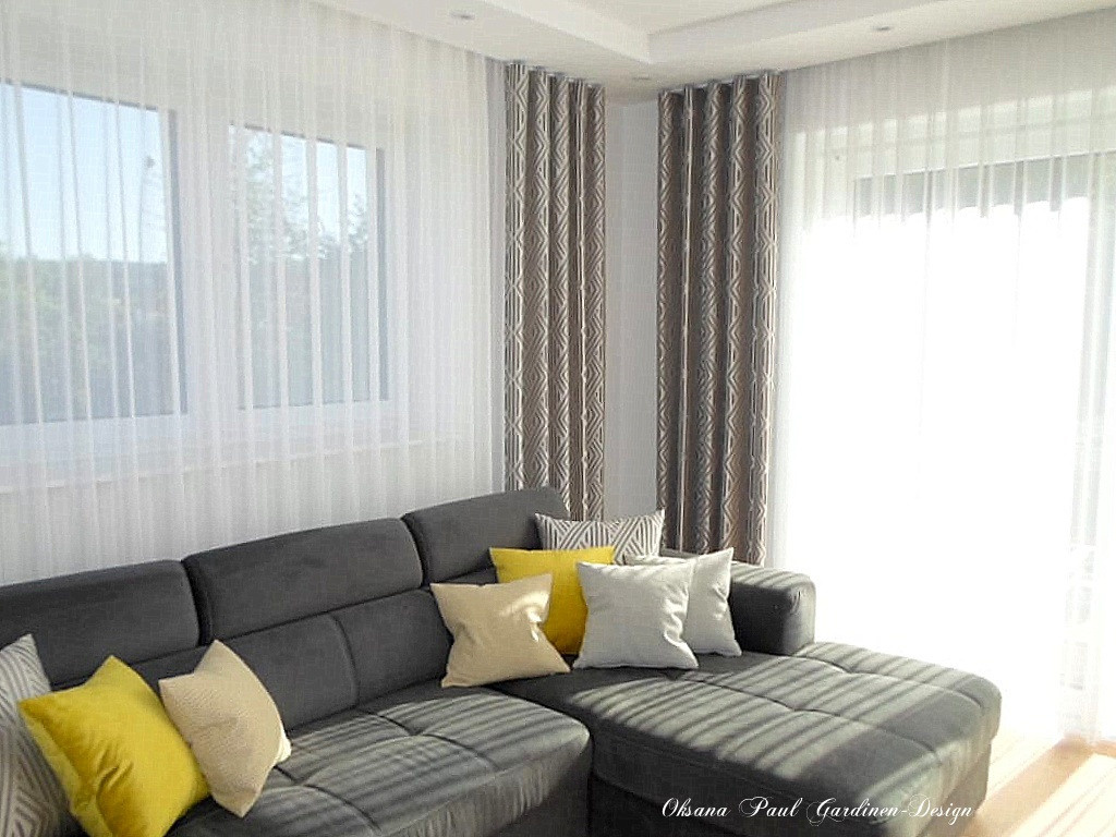 Гостиная / Wohnzimmer ➜. Oksana Paul-Gardinen-Design Oksana Paul ✧ Art of Gardinen & Textile Design ✧ Polymer Clay Art & Handmade Creatures