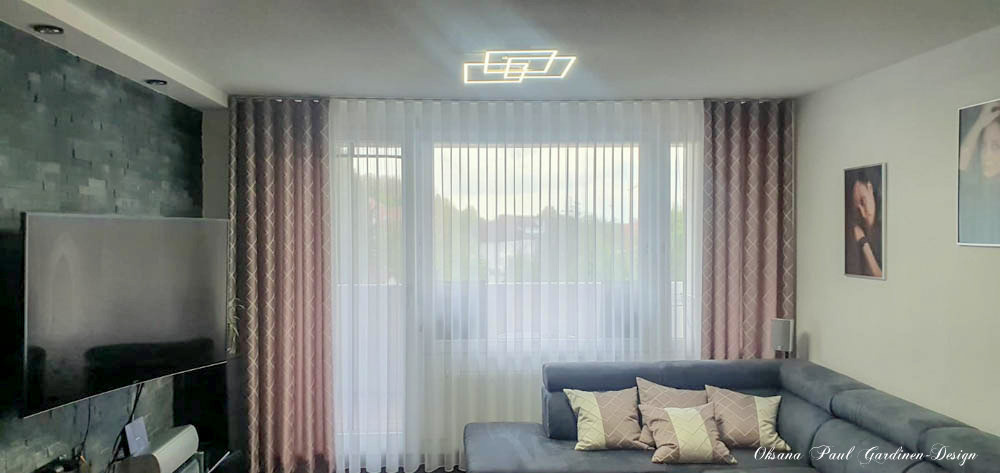 Гостиная / Wohnzimmer ➜. Oksana Paul-Gardinen-Design Oksana Paul ✧ Art of Gardinen & Textile Design ✧ Polymer Clay Art & Handmade Creatures