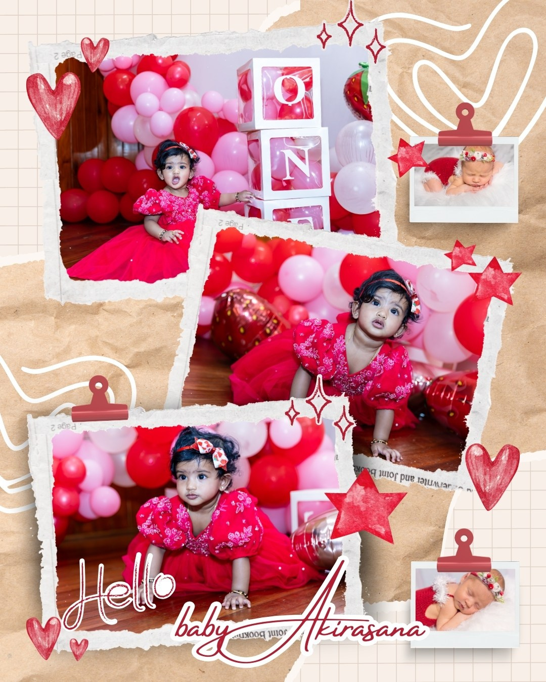 Akirasana’s 1st Birthday Celebration. MHCreative is family-oriented photographer based in SYDNEY