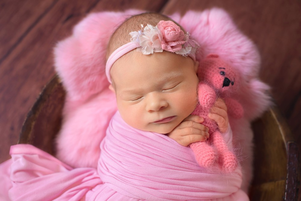 Sesja noworodkowa dla dziewczynki w Trójmieście - Natalia Lucko
