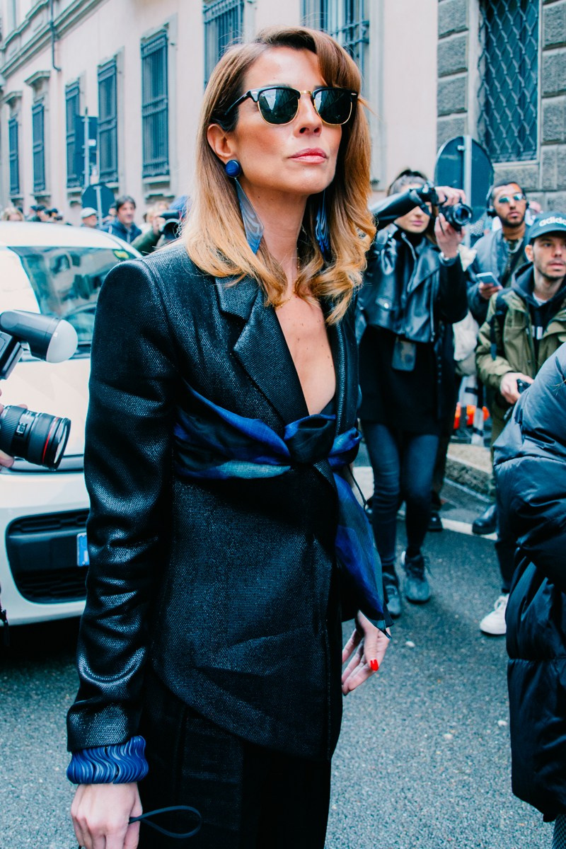 Street style in Milan. Milano Fashion Week