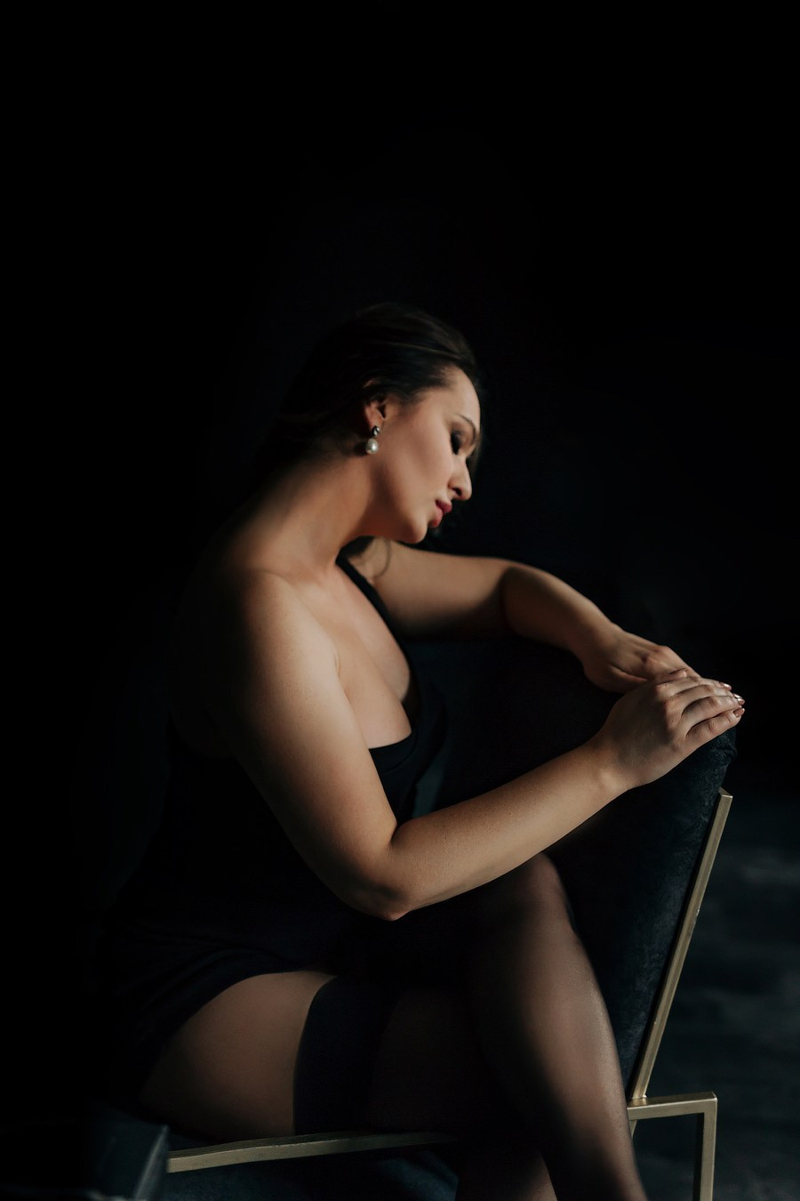 Ania. Sensualna w studio. Fotograf w Krakowie i Europie