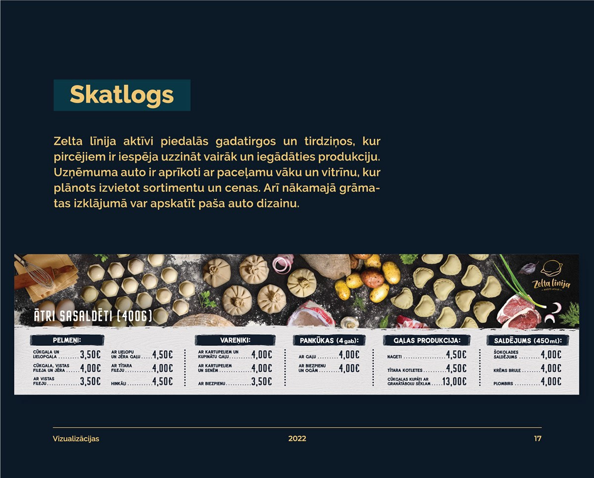 Packaging Design & Brand Identity for Zelta līnija frozen products. ContentLab — визуальный контент для бизнеса |📍Рига