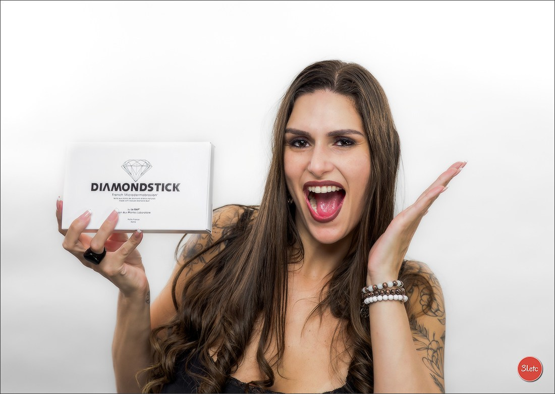 Backstage from skin care product shoots