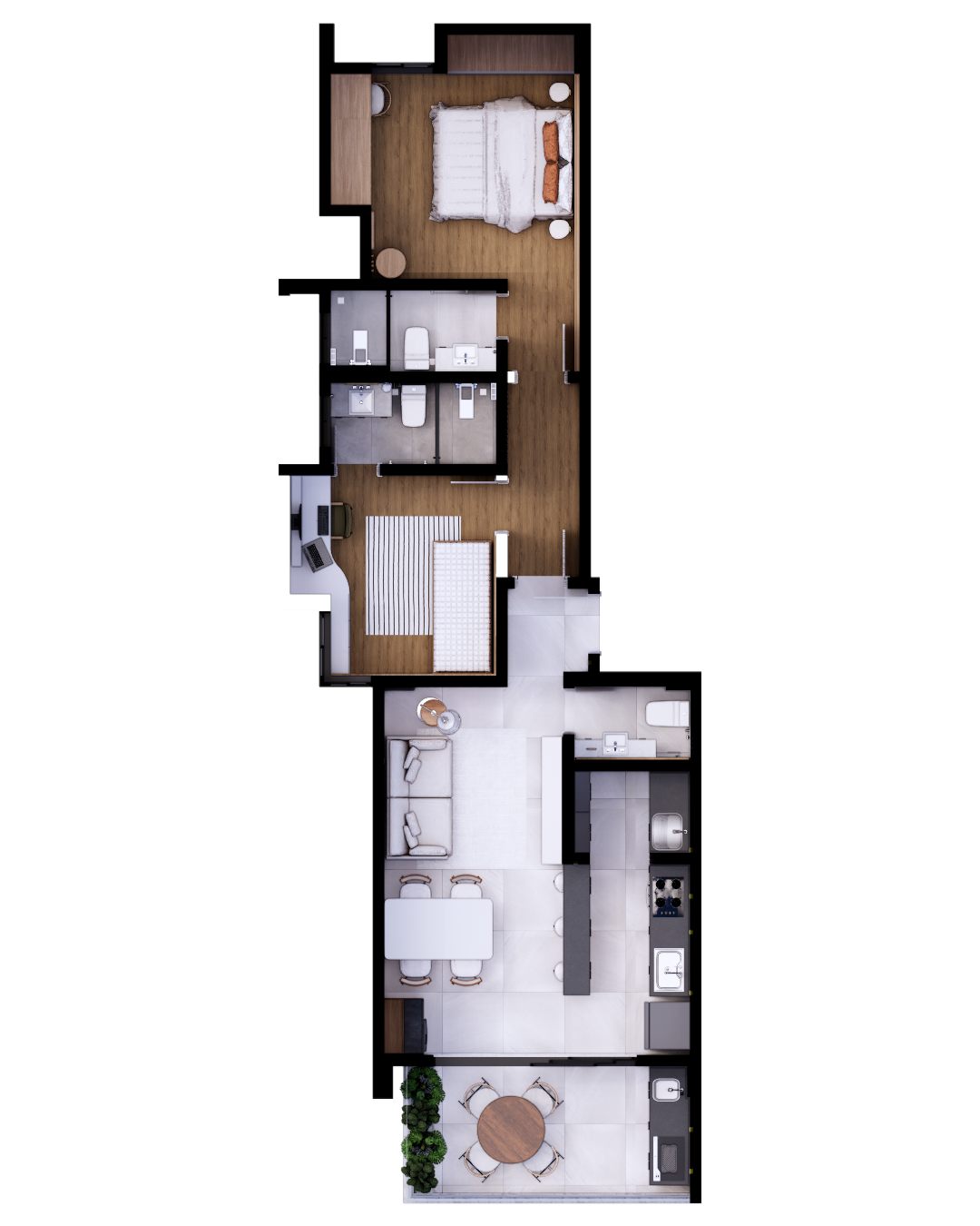 Apartamento Minas | Interiores Residencial. Caio Almeida