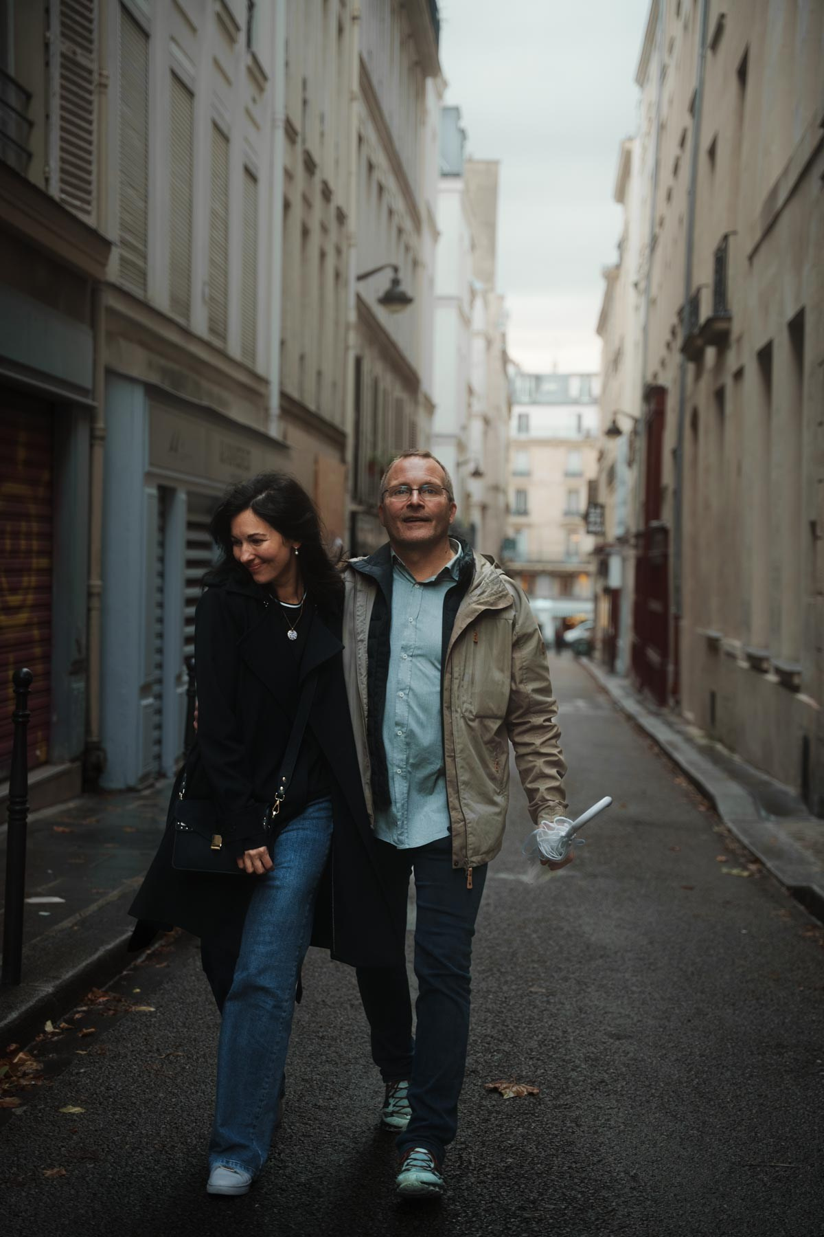 Katerina & Åge in rainy Paris. Фотограф в Париже Полина Осипова