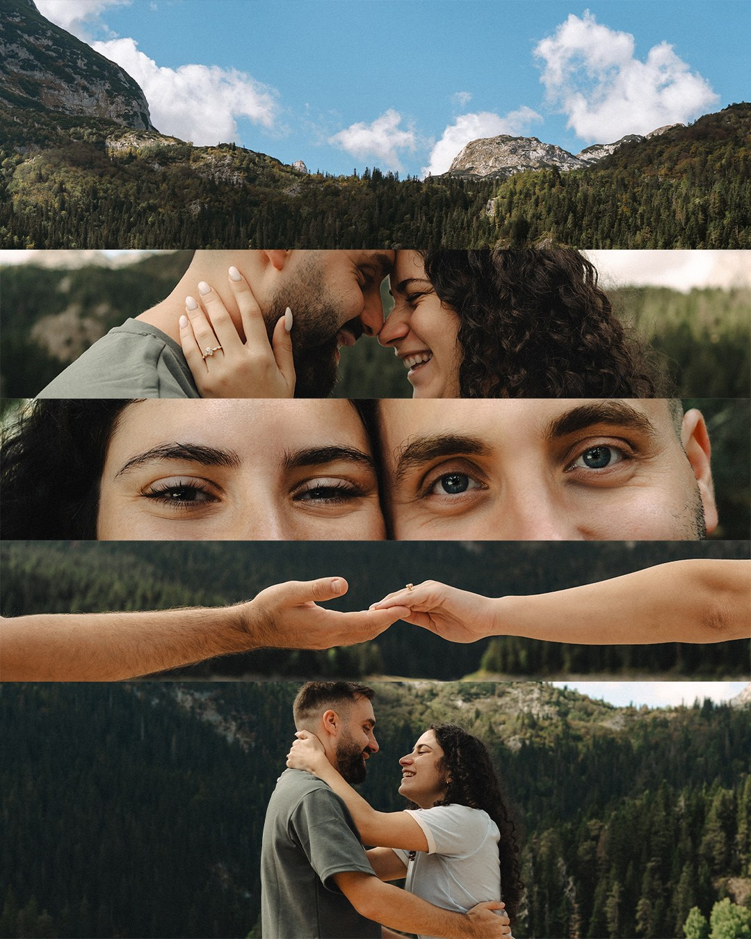 Noam&Liraz Marriage proposal Black lake. Montenegro photographer and videographer