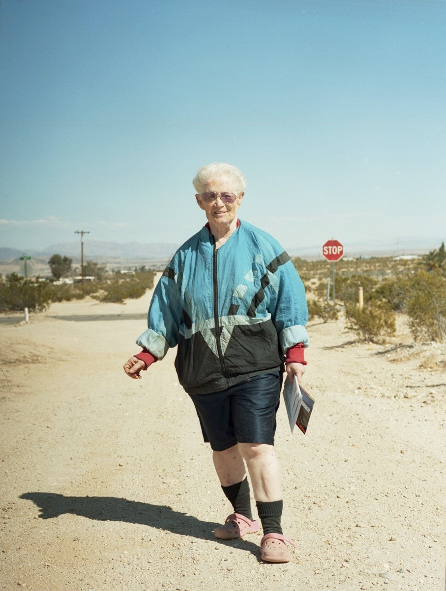 Annamarie, her Italian grandfather hid in this desert from the government. 
