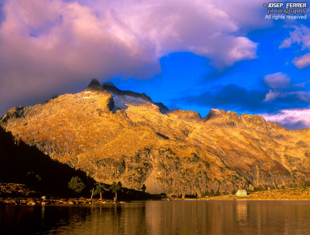 Clouds around mount Neouvielle, Hautes-Pyrénées, France