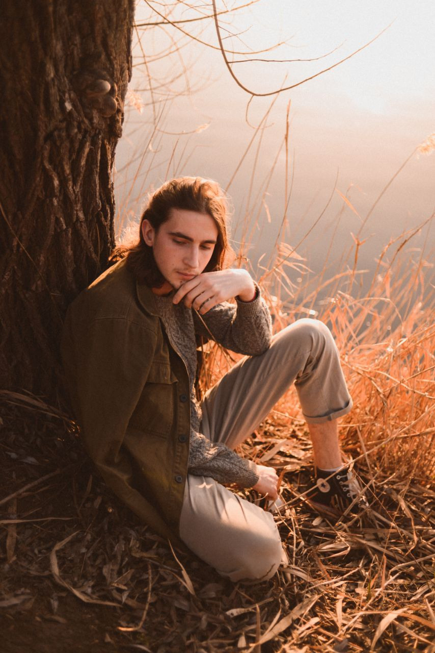 Am Fluss. Photograf NRW