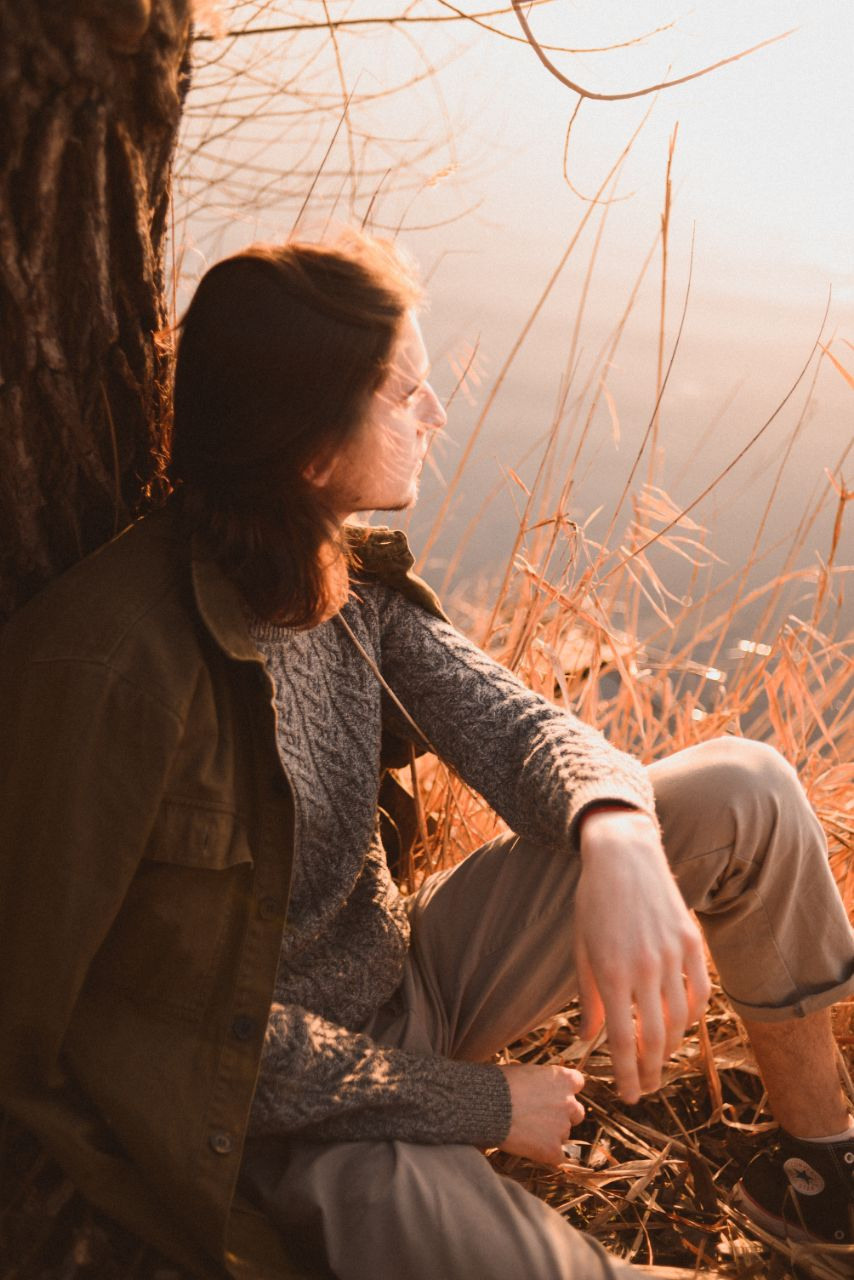 Am Fluss. Photograf NRW