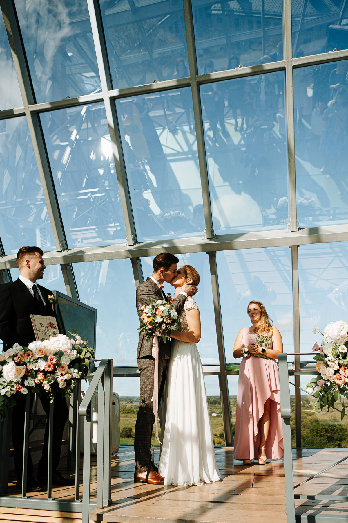 Kāzu rīts Ķīpsalā un ceremonija Jelgavas tornī