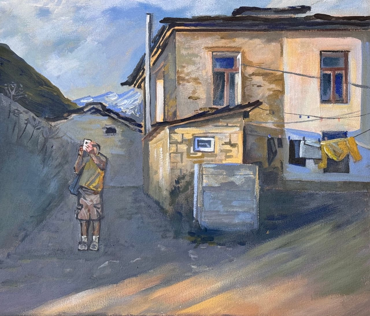 «Off the beaten path Ushguli». Художник живописец Савелова Ольга