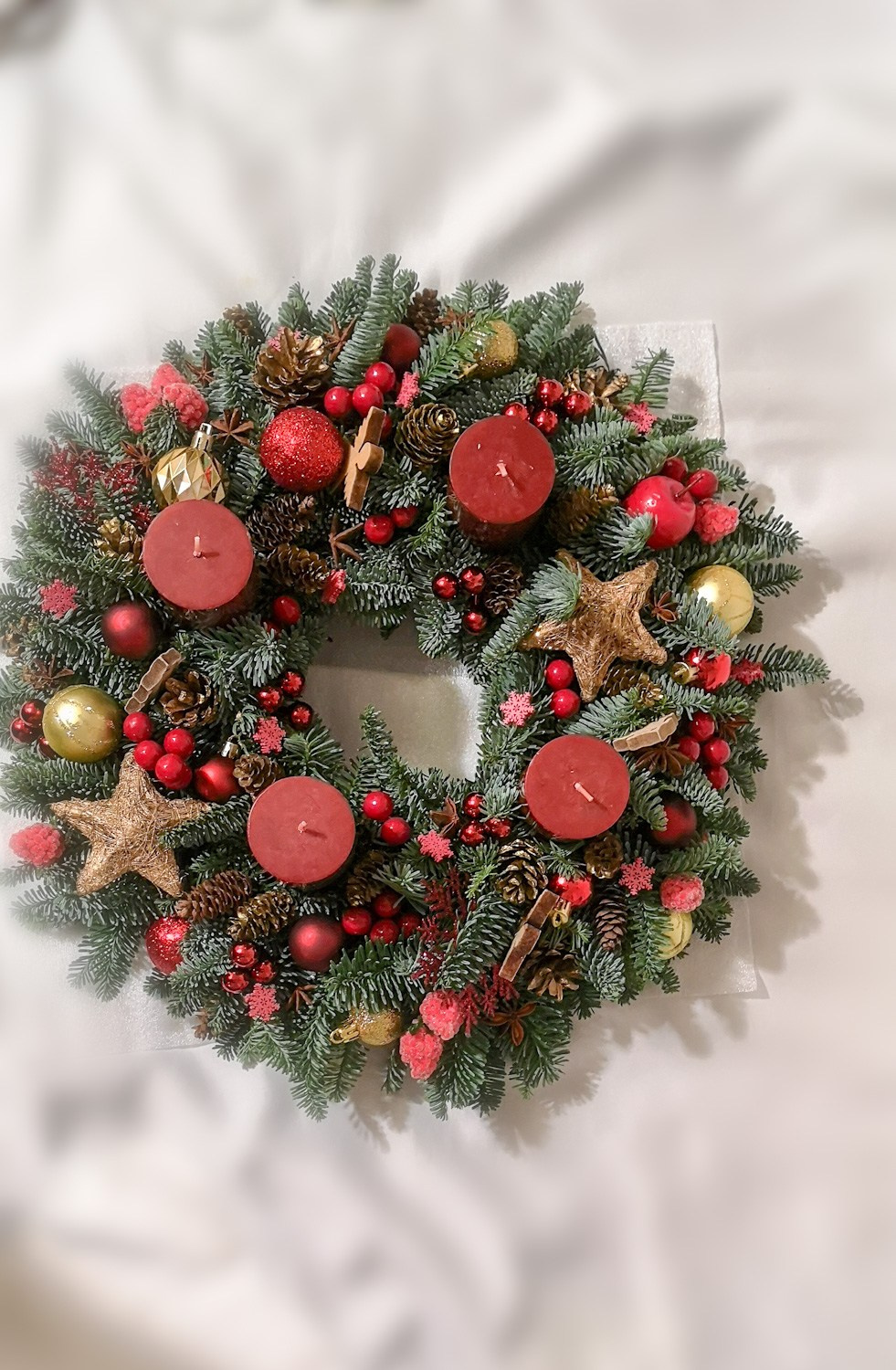 Adventes vainadziņi. Event design, decoration, floristry, gift, Irina Novika, Riga, Latvia