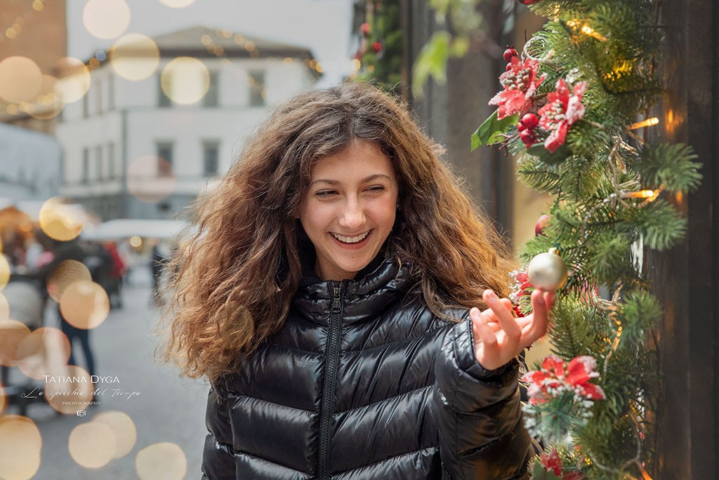 Mini sessioni «Cartolina di Natale». Lo specchio del tempo photography