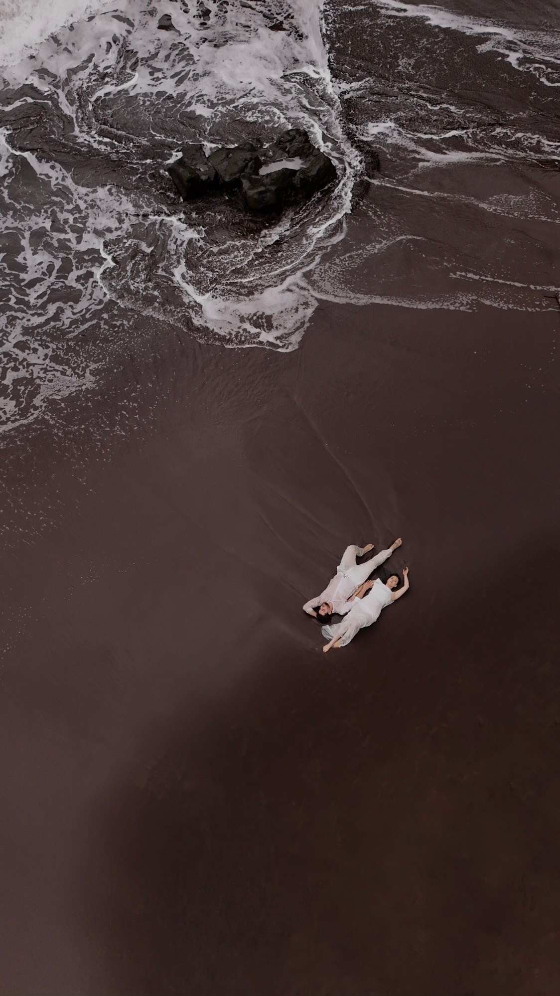 Drone shoots at Seixal beach