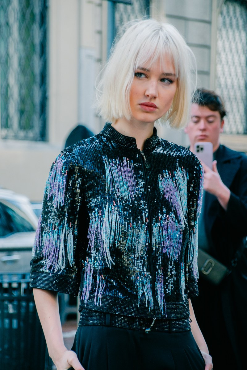 Street style in Milan. Milano Fashion Week