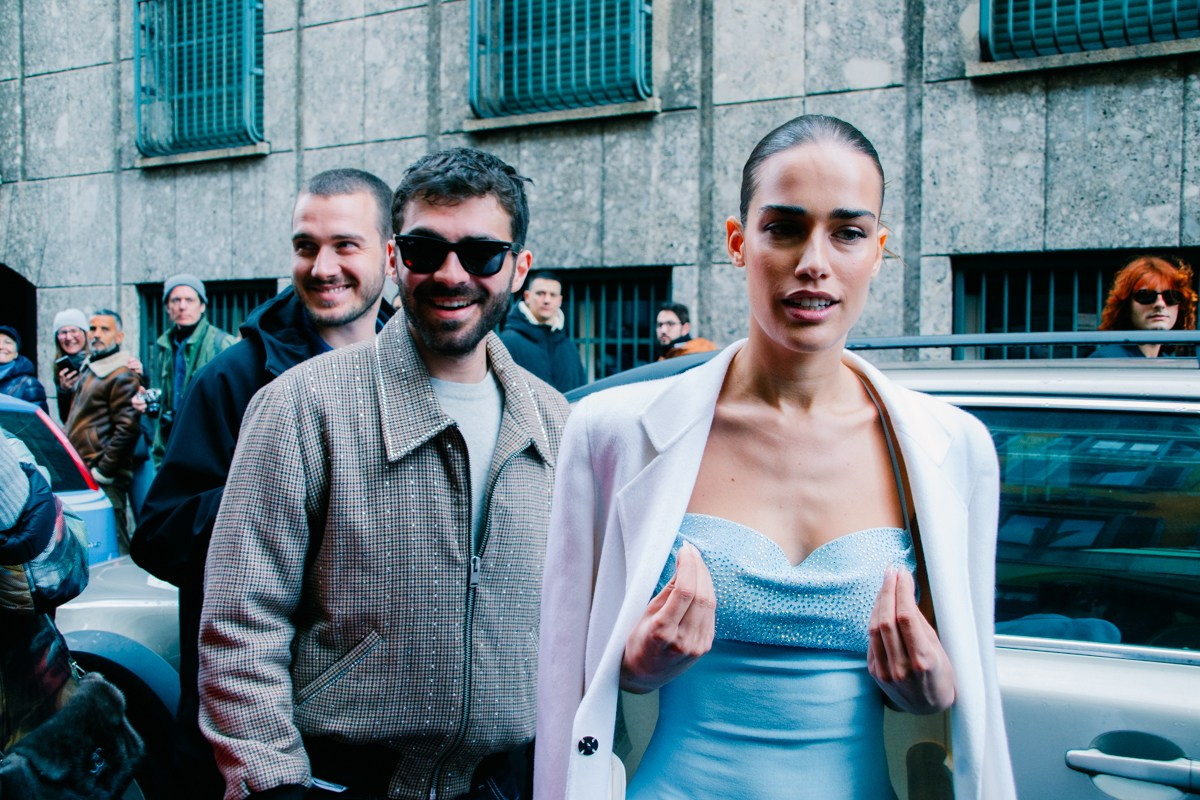Street style in Milan. Milano Fashion Week