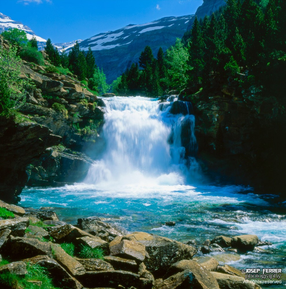 Waterfall, Ordesa national park, Huesca