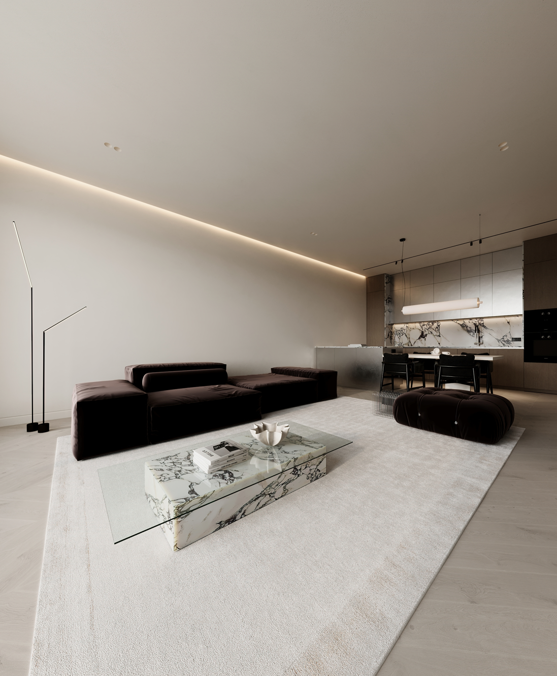 Vilnius 84 m2. Bliu.design — dizainas / interjeras / architektūra / 3D vizualizacijos