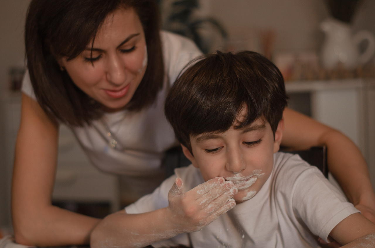 Goûter en famille. Ekaterina Brevet - photographe de mariage