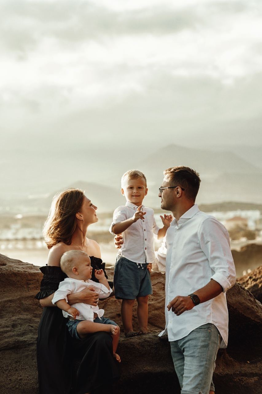Families. Professional photography in Tenerife Tania Bonnet