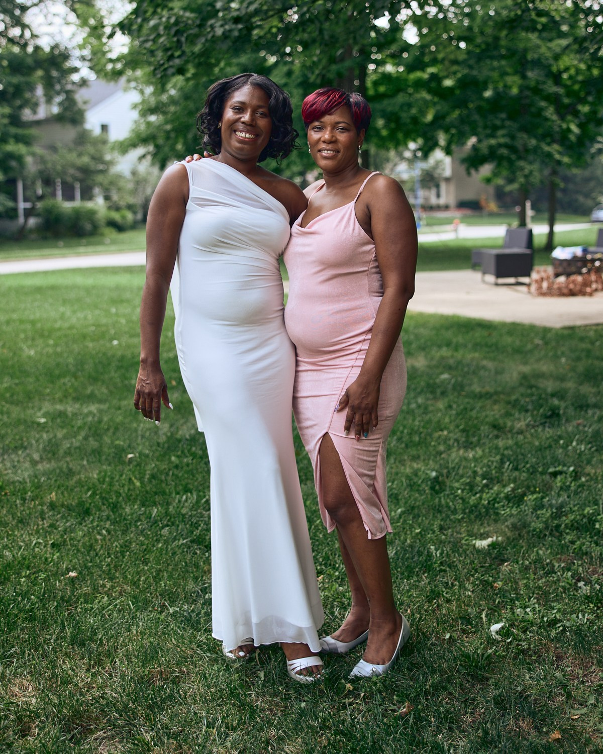 Carmelle & Brandon Ceremony at the judge’s house., Westerville. Columbus Proposal & Wedding Photographer | Kovyphoto