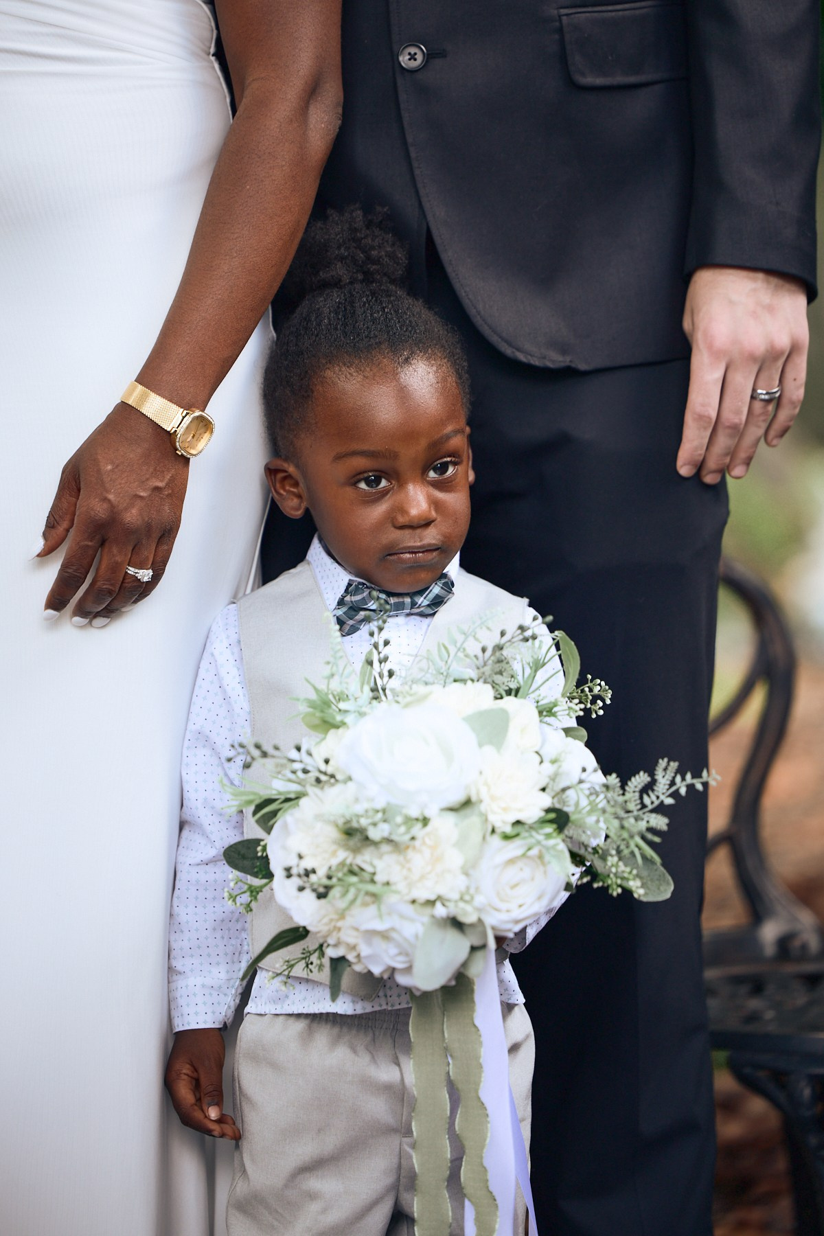 Carmelle & Brandon Ceremony at the judge’s house., Westerville. Columbus Proposal & Wedding Photographer | Kovyphoto