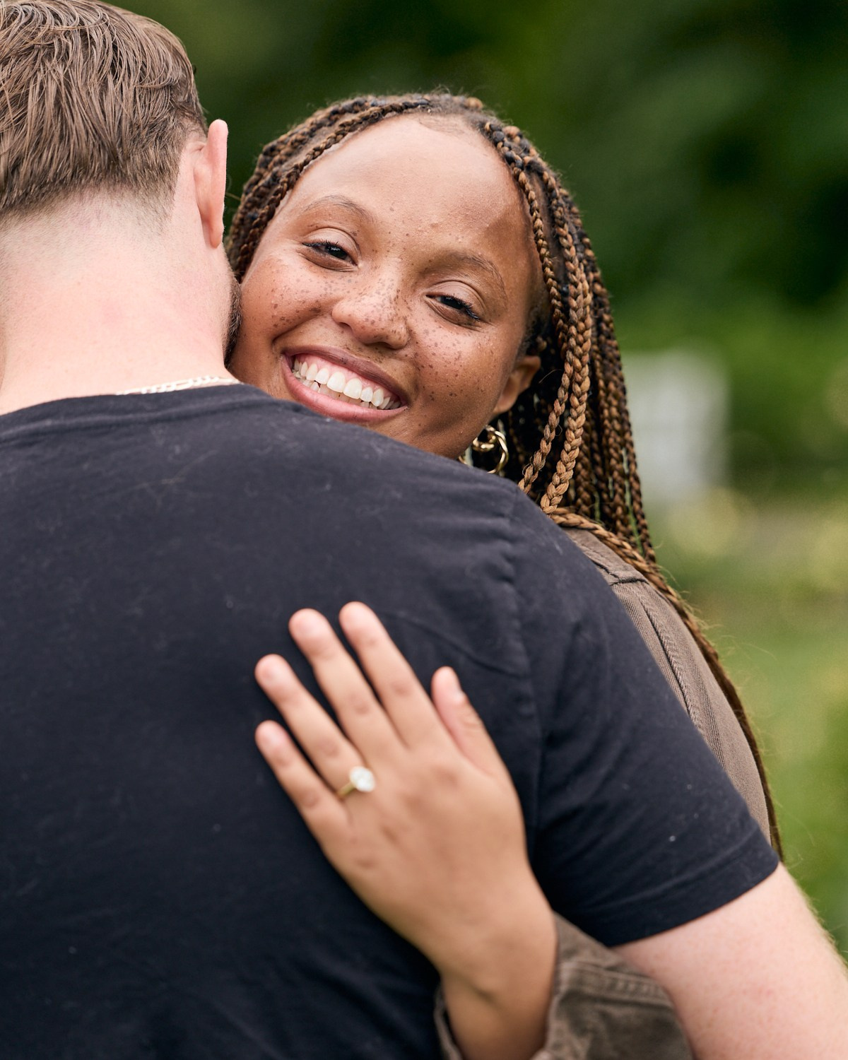 Park of Roses Fountain Proposal | Columbus Ohio Photographer