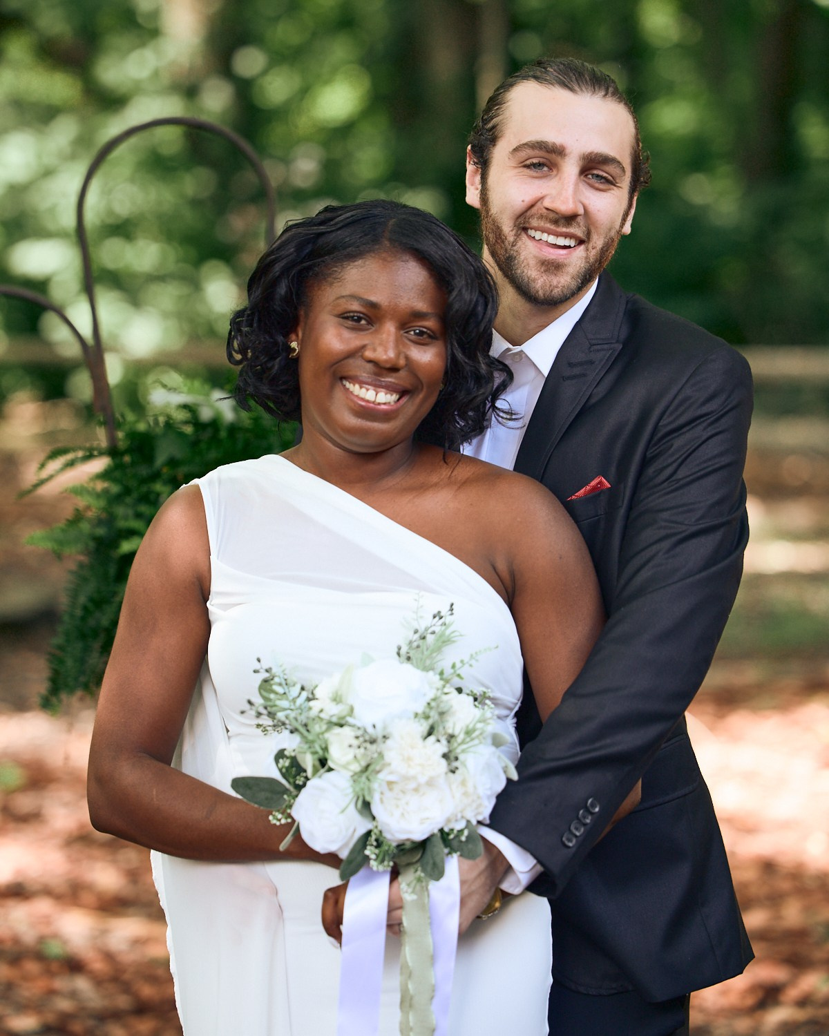Carmelle & Brandon Ceremony at the judge’s house., Westerville. Columbus Proposal & Wedding Photographer | Kovyphoto