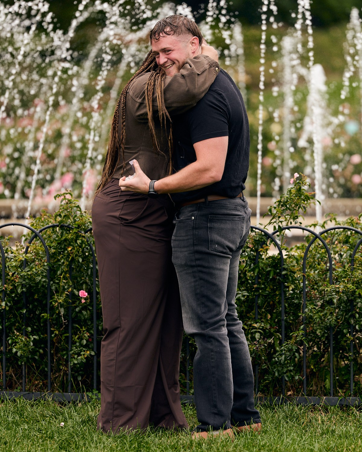 Park of Roses Fountain Proposal | Columbus Ohio Photographer