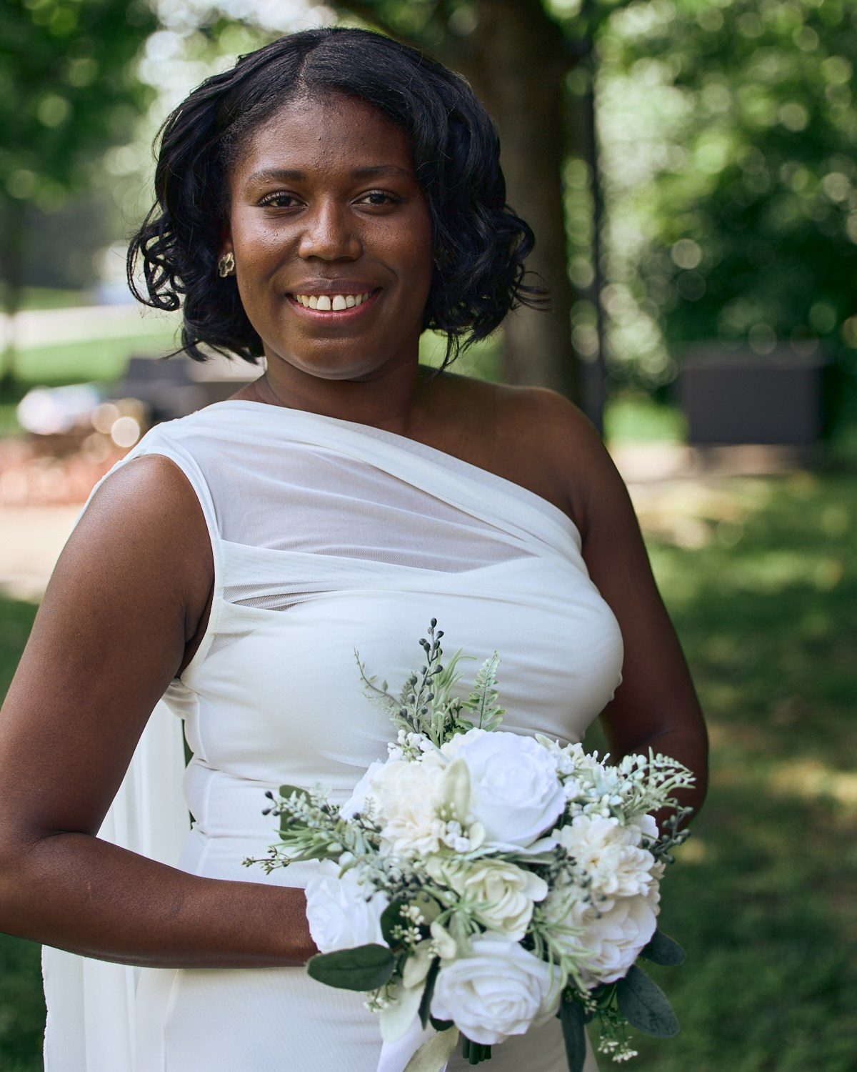 Carmelle & Brandon Ceremony at the judge’s house., Westerville. Columbus Proposal & Wedding Photographer | Kovyphoto