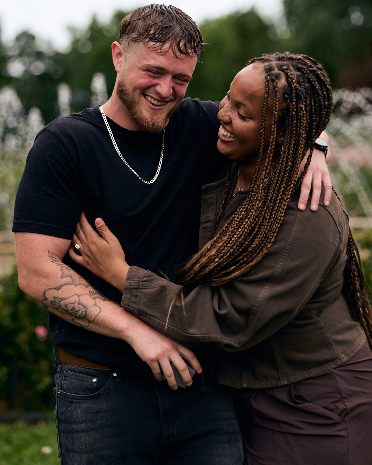 Park of Roses Fountain Proposal | Columbus Ohio Photographer