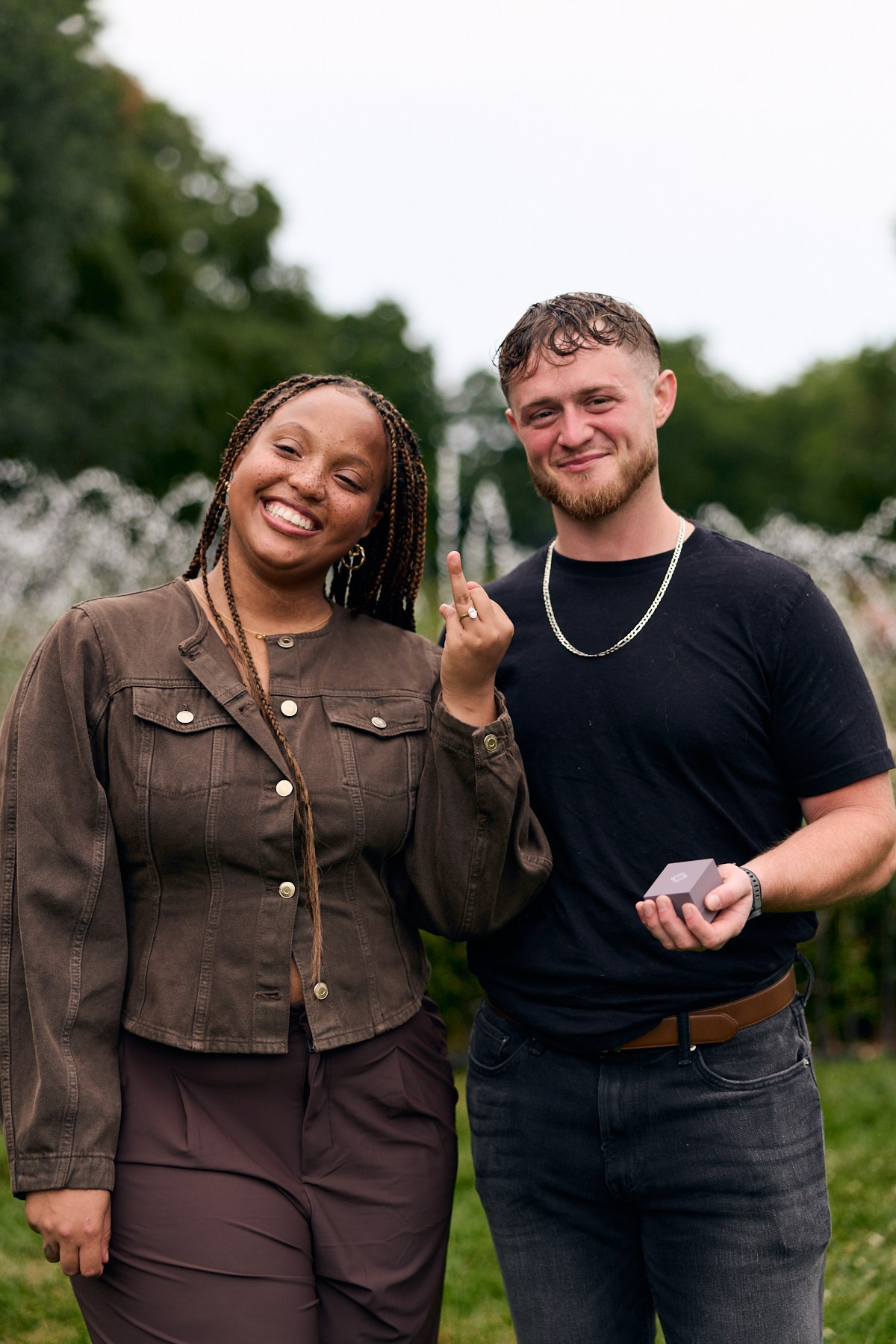 Park of Roses Fountain Proposal | Columbus Ohio Photographer