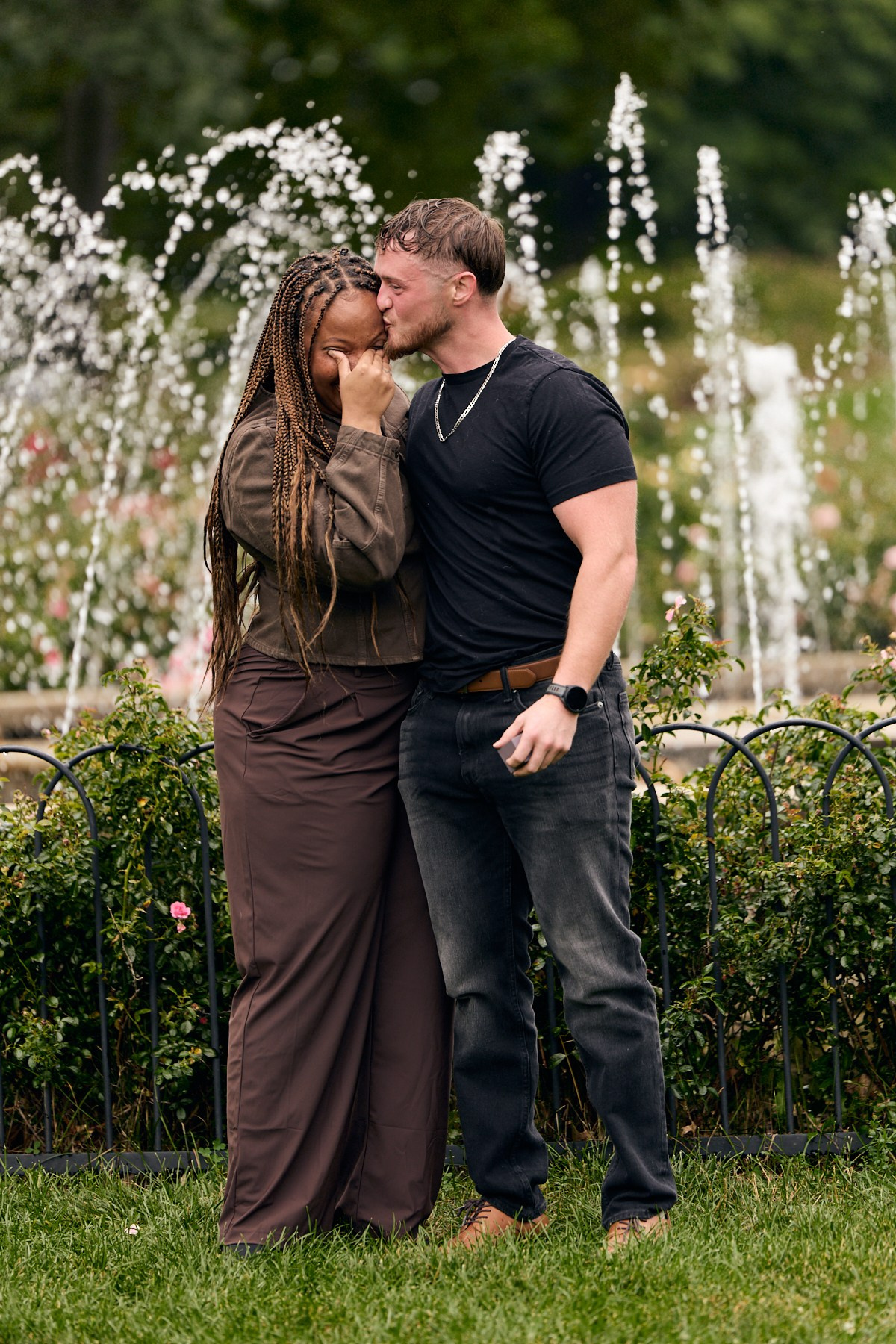 Park of Roses Fountain Proposal | Columbus Ohio Photographer